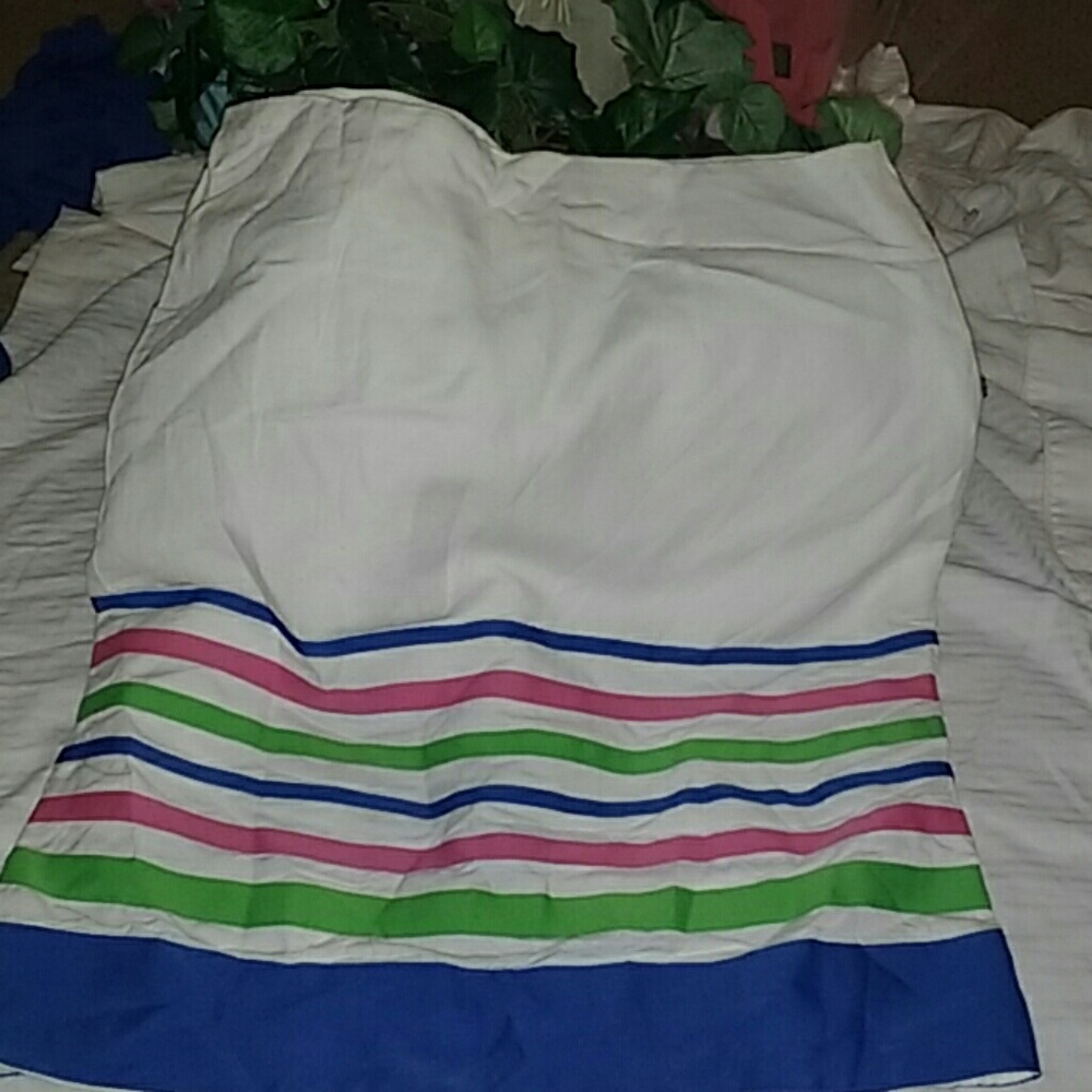 Intriguing Threads white A-line skirt size 12